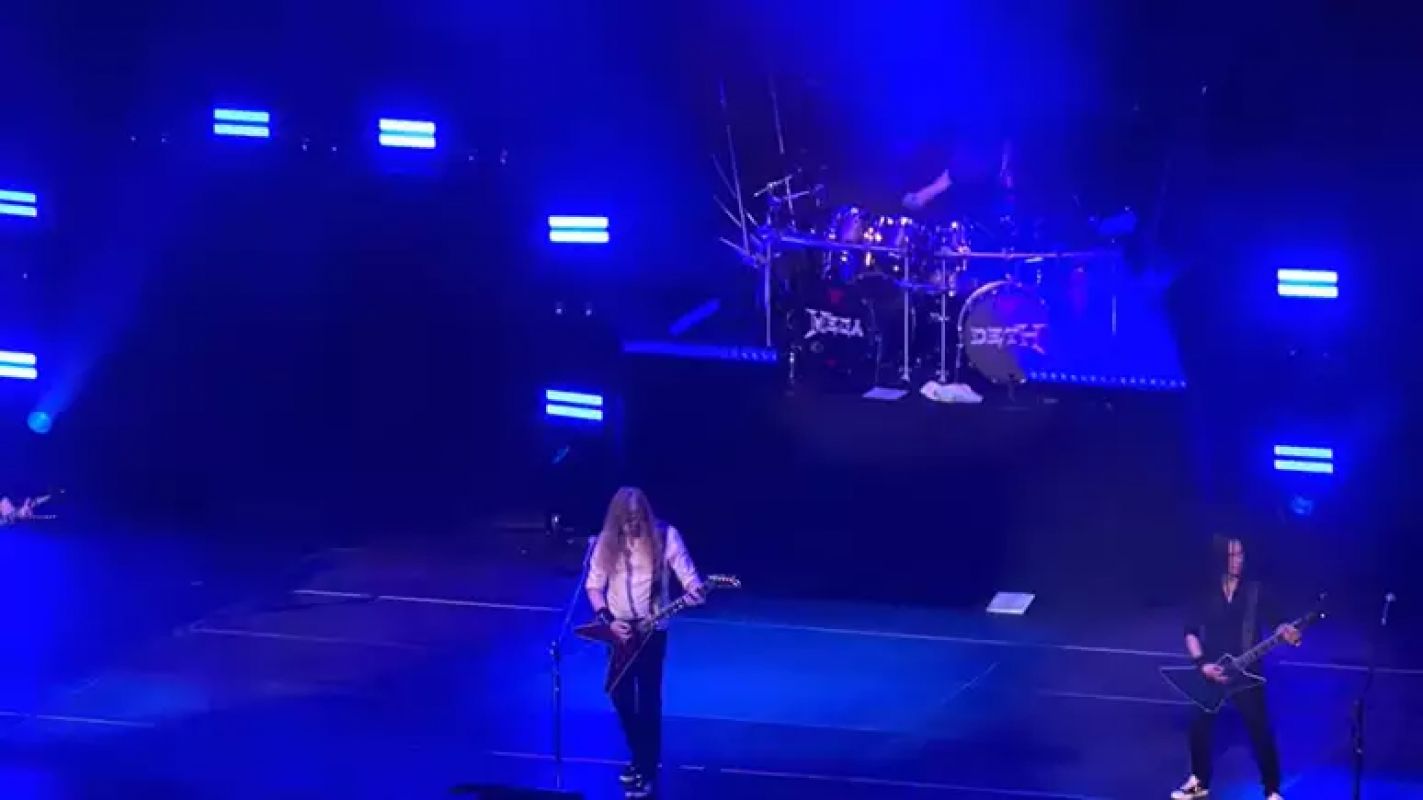 MEGADETH FAZ HISTÓRIA E TOCA CLÁSSICO DO METALLICA PELA PRIMEIRA VEZ EM 43 ANOS DE CARREIRA