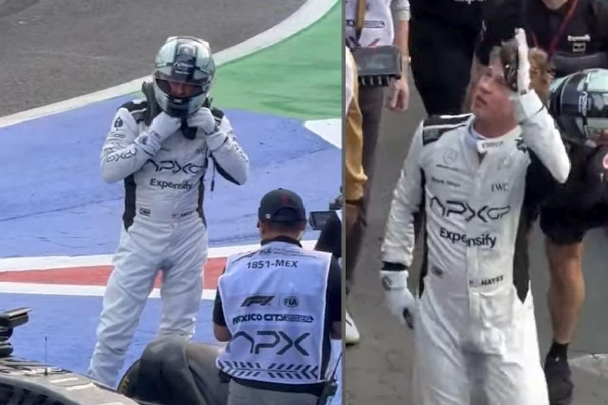 Brad Pitt desmaia em pista de corrida durante gravações de filme de F1