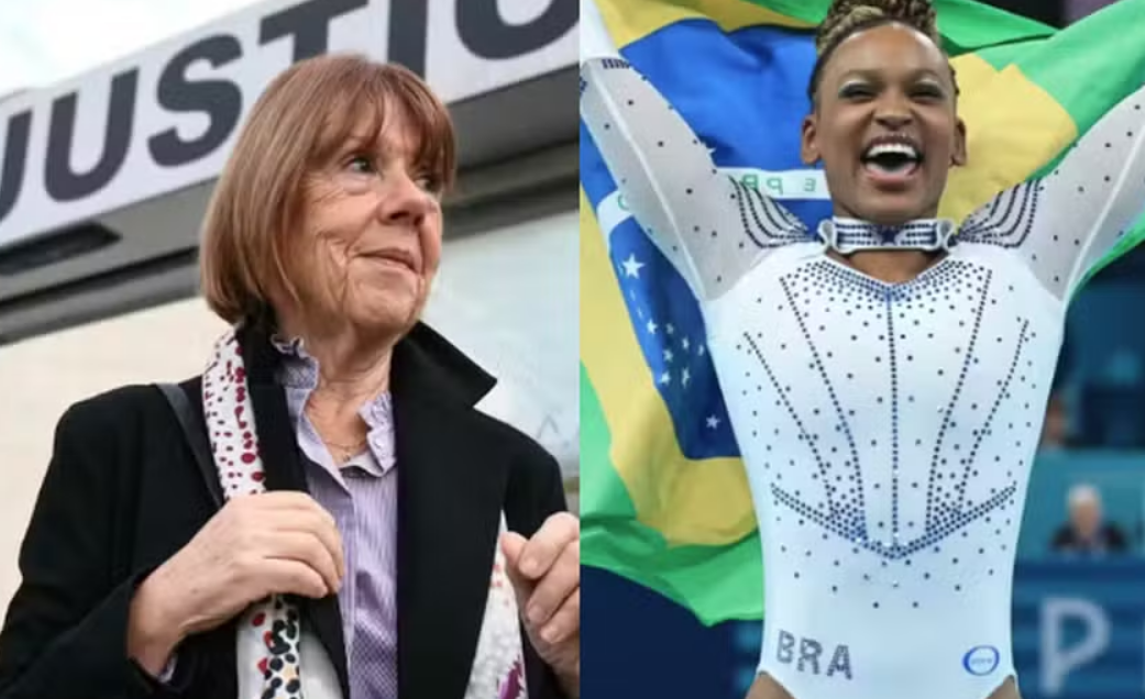 Rede britânica elege Rebeca Andrade e Gisèle Pelicot entre 100 mulheres mais influentes do ano